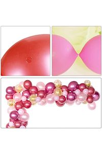 30 Küf Yeşili 15 Krom Gold 15 Deniz Kumu Pastel Ten Rengi Doğum Günü Ve Nişan Balon Zinciri Set ürün fotoğrafı