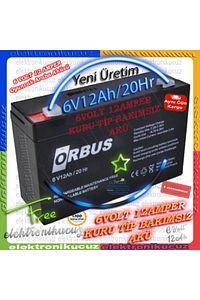 6 Volt 12 Amper Jeep Motor Oyuncak Araç Araba Aküsü 6v 12ah Kuru Akü ürün fotoğrafı
