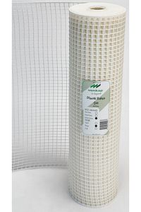 Plastik Dekoratif Bahçe Çiti / Balkon Filesi / Kedi Filesi / Kuş Filesi (10MM*10MM BEYAZ 1MT*5MT) ürün fotoğrafı