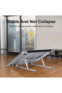 Laptop Stand Alüminyum Notebook, Macbook, Tablet & Laptop Bilgisayar Standı ürün fotoğrafı