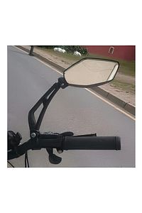 Kelepçeli Sport Model Takım Bisiklet Scooter Uyumlu Motor Dikiz Aynası 2 Adet ürün fotoğrafı
