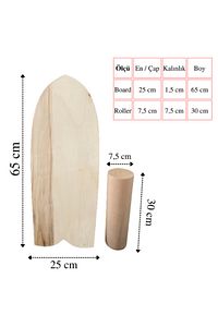 Denge Tahtası - Lalatoys Ahşap Denge Tahtası (wooden Balance Board) ürün fotoğrafı