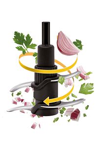 MB470B MasterChop Powelix Maxi 4 Bıçaklı Rondo ve Doğrayıcı 500 W Beyaz ürün fotoğrafı