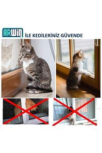 Arwin Sağ Açılım Kapı Pencere Kademeli Havalandırma Kolu Pvc Emniyet Kilidi ürün fotoğrafı