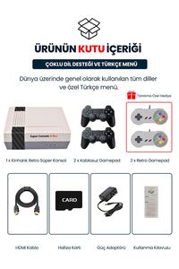 Retro Super Konsol X Nes 64gb Kablosuz Çift Joystick 50+ Oyun Konsolu Ve 50.000+ Oyun ürün fotoğrafı