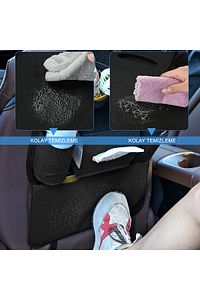 Araç Içi Koltuk Arkası Eşya Düzenleyici Ceplik Çanta Araba Oto Seyahat Organizeri Toplayıcı Keçe ürün fotoğrafı