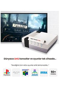 Retro Super Konsol X Nes 64gb Kablosuz Çift Joystick 50+ Oyun Konsolu Ve 50.000+ Oyun ürün fotoğrafı