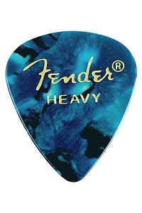 351 Premium Celluloid Picks Ocean Turquoise- Heavy  1 Adet Pena ürün fotoğrafı