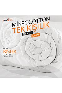 Tek Kişilik Termal Kışlık 155x215 Poli Pamuk - Yorgan Seti - Kışlık ürün fotoğrafı