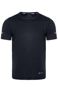 Erkek Nem Emici Hızlı Kuruma Atletik Teknik Performans Spor T-shirt ürün fotoğrafı