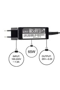 110, 310, 510  uyumlu Serisi 20v 3.25a Adaptör Şarj Cihazı 4.0x1.7 ürün fotoğrafı