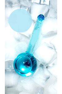 Ice Globe Buz Küresi Soğuk Terapi Topu , Buz Masaj Topu Simli ürün fotoğrafı