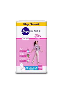 Natural Slim Ekstra Ince Gece 36 Ped ürün fotoğrafı
