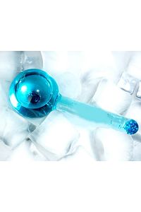 Ice Globe Buz Küresi Soğuk Terapi Topu , Buz Masaj Topu Simli ürün fotoğrafı
