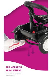 Moony Baby MB504 Trend Bike 3 Tekerlekli Çocuk Bisikleti Altın ürün fotoğrafı