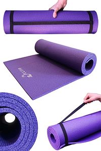 Taşıma Askılı 10 Mm Pilates Minderi Kaymaz Taban Yoga Matı Isteğe Bağlı Kamp Matı ürün fotoğrafı