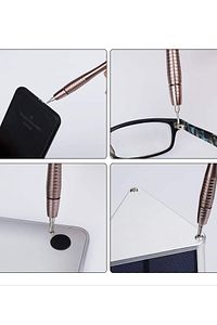 25 Parça Deri Cüzdanlı Tornavida Set Elektronik Saat Bilgisayar Tamir Tornavidası Seti ürün fotoğrafı