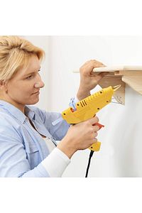100watt Sıcak Silikon Tabancası + 10 Adet 30cm Çubuk Silikon Eritme Tabanca Şeffaf Mum Yapıştırıcı ürün fotoğrafı