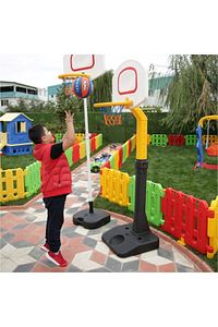 Süper Basket Potası Geniş Çember Ayarlanabilir Yükseklik - Anaokulu - Kreş - Basketbol Etkinlik ürün fotoğrafı
