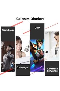 V8 Profesyonel Harici Canlı Yayın Ses Kartı Mikrofon Mikseri ürün fotoğrafı