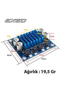 Tpa3110 Dijital Stereo Anfi 2x 30w 2.0 Amfi Devresi Kartı Bordu ürün fotoğrafı