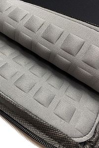Siyah Su Geçirmez Fermuar Detaylı Unisex 15-15,6 Inç Uyumlu Macbook Kılıf Notebook Laptop Çantası ürün fotoğrafı