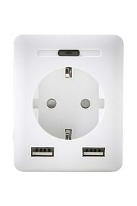 Swapp Sl-04 10a Akım Korumalı Akıllı Priz 2 Usb 2.4 Wifi Tuya Google Assistant Alexa Siri Destekli ürün fotoğrafı