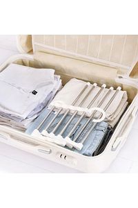 Dolap Içi Askılık 5 Li Pantolon Eşarp Askısı Hareketli Askı Dolap Içi Düzenleyici Metal Askılık ürün fotoğrafı