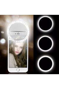 Sabitleyiciler (Tripod) Selfie Işık Telefon Işığı 3 Kademeli 36 Led Işık Selfie Led Işık Siyah ürün fotoğrafı