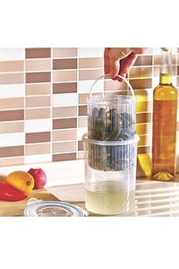 Süzgeçli Derin Saklama Kabı (zeytinlik, Turşuluk) 1.5lt ürün fotoğrafı