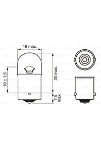 1987302815 Ampul Geri Vites Ve Park Eco 12 V R5w 5 W Ba15s ürün fotoğrafı