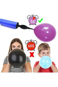 1 Adet Renkli Balon Şişirme Pompası ürün fotoğrafı