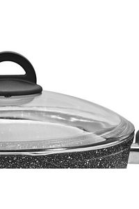 Pyrex Cam Kapak 30 Cm Granit Tencere ürün fotoğrafı