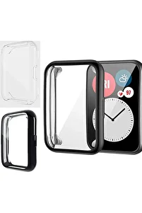 Huawei Watch Fit 2 Ile Uyumlu Tpu Çerçeveli Tam Kapatan Ekran Koruyucu Çerçeve Kılıf ürün fotoğrafı