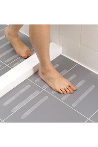 Bondit Banyo Mutfak Fayans Merdiven Kaygan Zemin Kaymaz Bandı Kaydırmazlık Bant 2x20cm ürün fotoğrafı