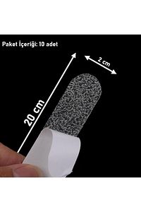 Bondit Banyo Mutfak Fayans Merdiven Kaygan Zemin Kaymaz Bandı Kaydırmazlık Bant 2x20cm ürün fotoğrafı