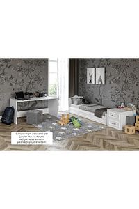 Kartopu Country Tarzı Bebek Odası Takımı Beyaz - 3 Parçalı Tamamı 1. Kalite Mdf ürün fotoğrafı