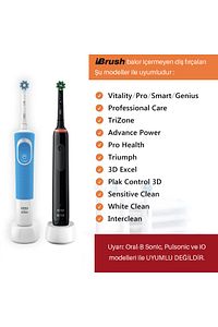 Ultra Sensitive Pro Oral B Şarjlı Diş Fırçası Yedek Başlığı 4 Adet Ekstra Yumuşak Başlık (BAKIRSIZ) ürün fotoğrafı