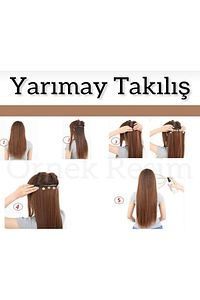 Yarımay+2 Yan Ombreli Maşa Dalgalı Çıt Çıt ürün fotoğrafı