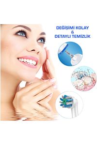 Ultra Sensitive Pro Oral B Şarjlı Diş Fırçası Yedek Başlığı 4 Adet Ekstra Yumuşak Başlık (BAKIRSIZ) ürün fotoğrafı