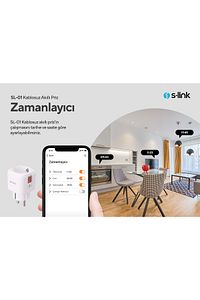 Swapp SL-01 16 Amper Akıllı Wifi TUYA Google Assistant Alexa Siri Destekli Priz Wifi TUYA ürün fotoğrafı