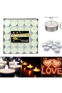 50 Li Tealight Mum Beyaz Tea Light 50 Adet – Mum & Kandil – Mum & Kandil ürün fotoğrafı