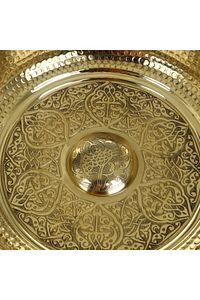 Kurnacı Bakır Hamam Tası 16cm Sarı ürün fotoğrafı