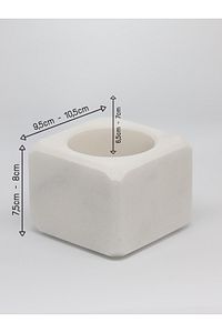 Mermer Kare Havan ürün fotoğrafı