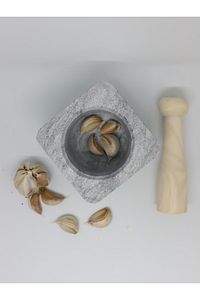 Mermer Kare Havan ürün fotoğrafı