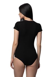 302 Özlem Kadın Kancalı Yarım Kol Bodysuit ürün fotoğrafı