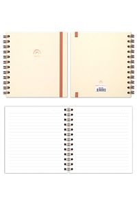 15x15 Cm Kare 2'li Set Spiralli Çizgili Tarihsiz Not Defteri Gökkuşağı ürün fotoğrafı