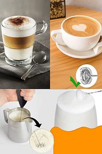 Mini Mikser Kahve Süt Köpürtücü Karıştırıcı Cappucino Mixer ürün fotoğrafı