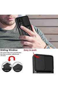Redmi Note 11 Pro & 12 Pro 4g Kılıf Kamera Korumalı Sürgülü Yüzüklü Armor Military Tank ürün fotoğrafı