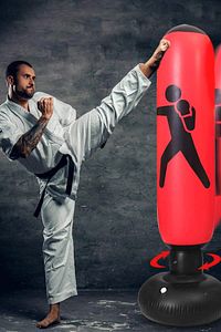 Şişme Boks Vurma Antrenmanı Çalışma Standı ürün fotoğrafı